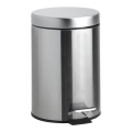 Cubo de basura 17x25,5 cm acero inoxidable/plateado