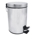 Cubo de basura 20x28 cm acero inoxidable/plateado