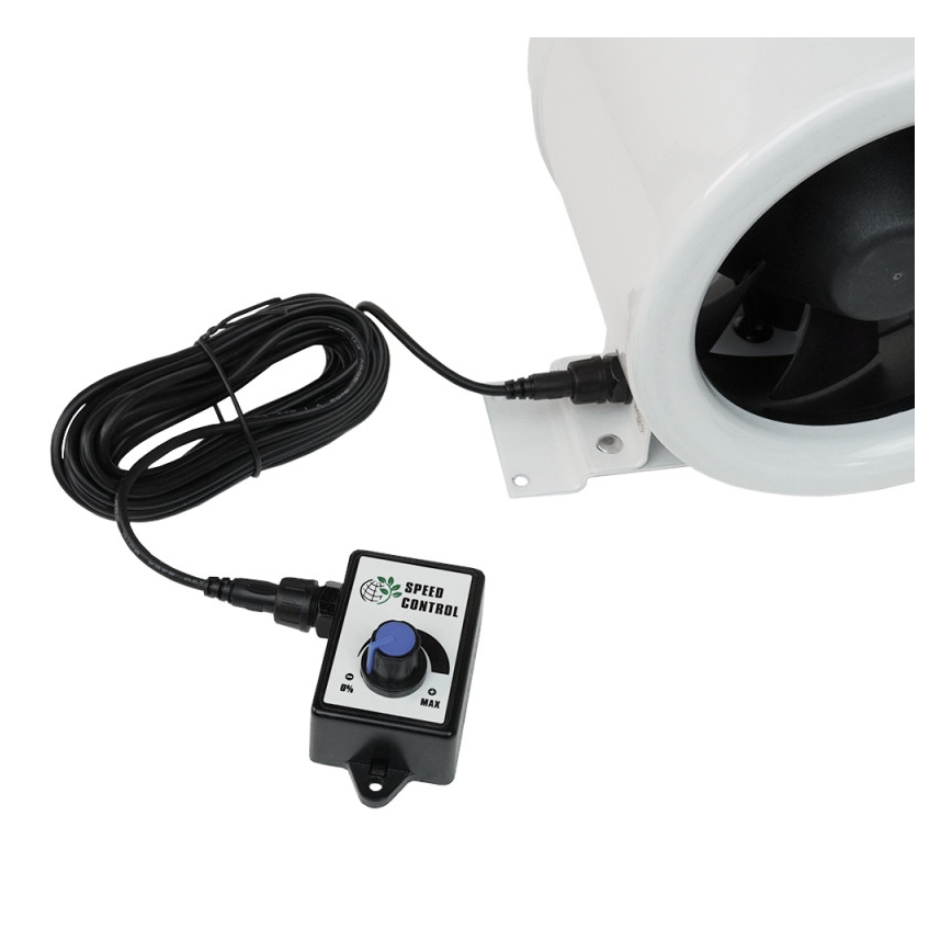 Dalap 24MF125 - Ventilador de conducto con motor de bajo consumo y regulador de velocidad MF 125 EC 20W/230V