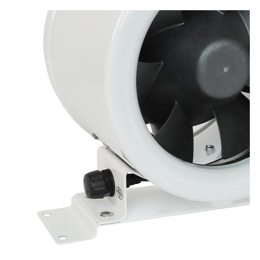 Dalap 24MF125 - Ventilador de conducto con motor de bajo consumo y regulador de velocidad MF 125 EC 20W/230V