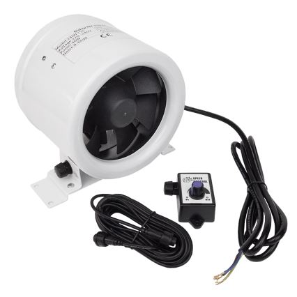 Dalap 24MF150 - Ventilador de conducto con motor de alta eficiencia energética y regulador de velocidad MF 150 EC 40W/230V