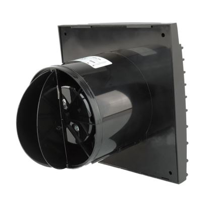 Dalap 41096ZW - Ventilador axial con temporizador 125 DARK ZW 10W/230V