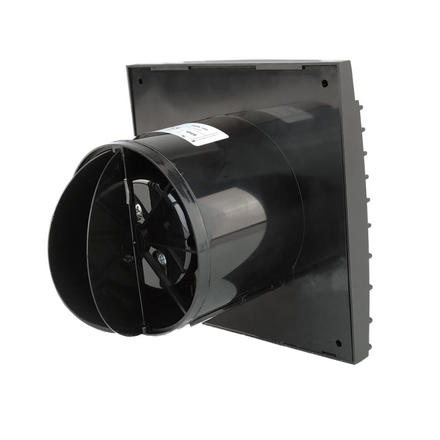 Dalap 41096ZW - Ventilador axial con temporizador 125 DARK ZW 10W/230V
