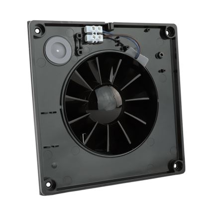 Dalap 41096ZW - Ventilador axial con temporizador 125 DARK ZW 10W/230V
