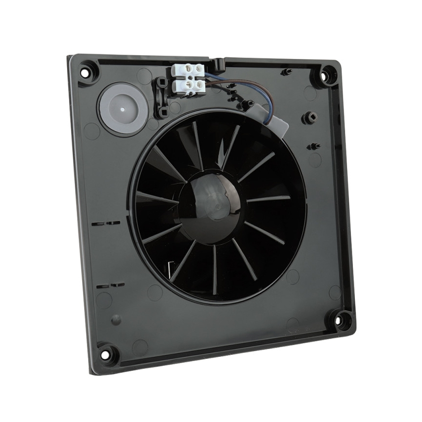Dalap 41096ZW - Ventilador axial con temporizador 125 DARK ZW 10W/230V