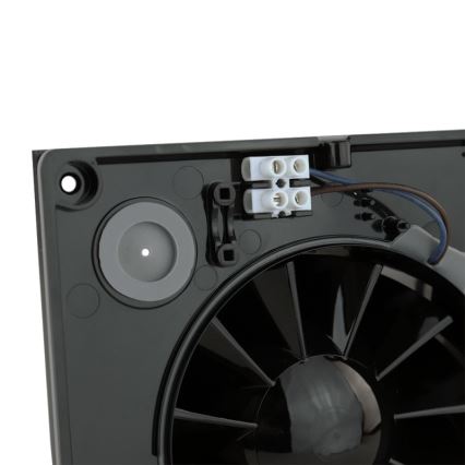 Dalap 41096ZW - Ventilador axial con temporizador 125 DARK ZW 10W/230V