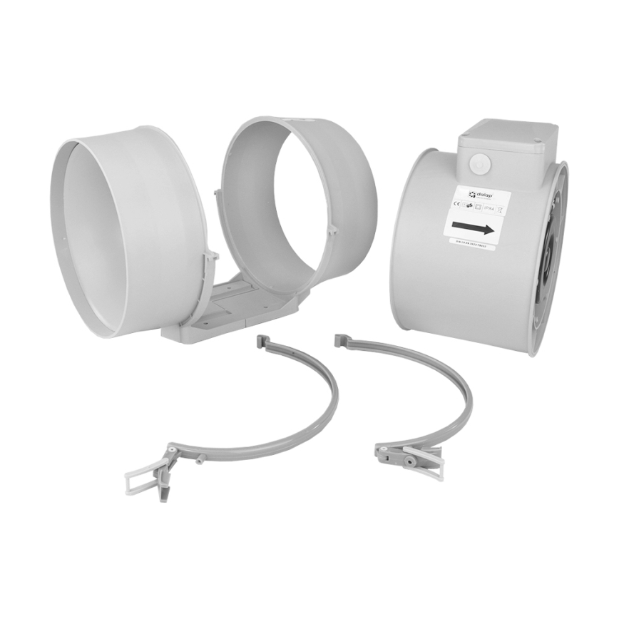Dalap 8216 - Ventilador axial AP PROFI 200 108W/230V