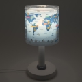 Dalber 40671 - Lámpara LED infantil WORLD 1xG4/4W/230V azul