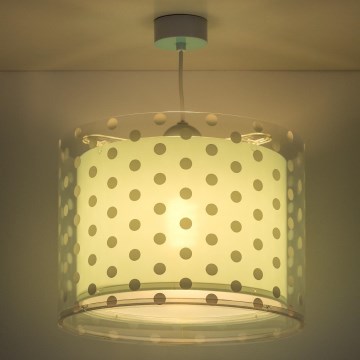Dalber 41002H - Lámpara colgante infantil DOTS 1xE27/60W/230V