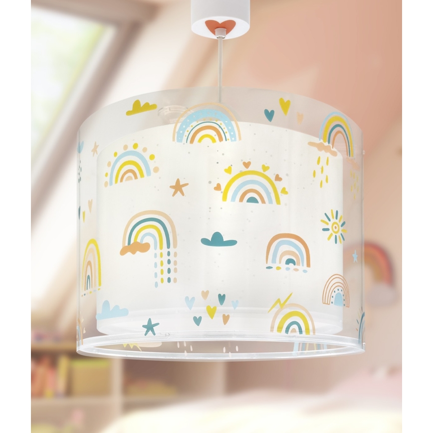 Dalber 41192 - Lámpara de techo infantil RAINBOW 1xE27/15W/230V multicolor