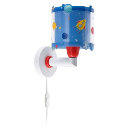 Dalber 41349 - Aplique de pared infantil PLANETS 1xE27/15W/230V