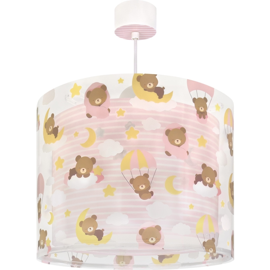 Dalber 41572S - Lámpara de techo infantil BABY TEDDY 1xE27/15W/230V rosa