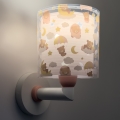 Dalber 41579S - Lámpara de pared infantil BABY TEDDY 1xE27/15W/230V rosa