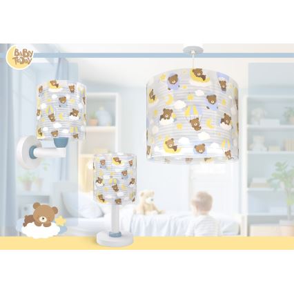 Dalber 41579T - Lámpara de pared infantil BABY TEDDY 1xE27/15W/230V azul