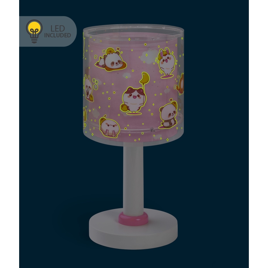 Dalber 41761S - Lámpara infantil LED KAWAII FRIENDS 1xG4/4W/230V rosa