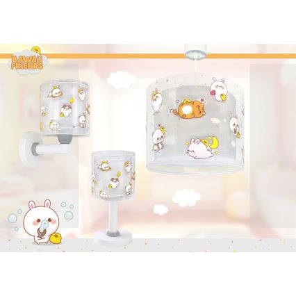 Dalber 41762E - Lámpara de techo infantil KAWAII FRIENDS 1xE27/15W/230V gris