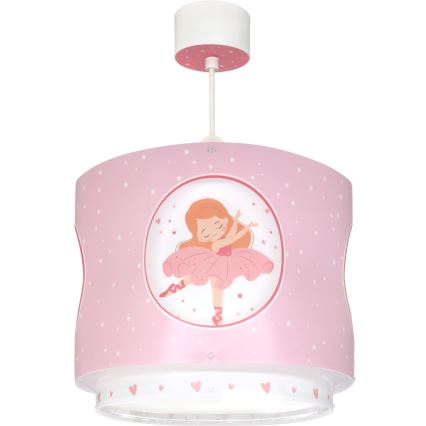 Dalber 60912 - Lámpara de techo infantil PRINCESS DANCE 1xE27/15W/230V rosa