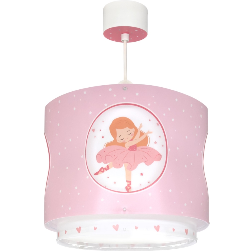 Dalber 60912 - Lámpara de techo infantil PRINCESS DANCE 1xE27/15W/230V rosa