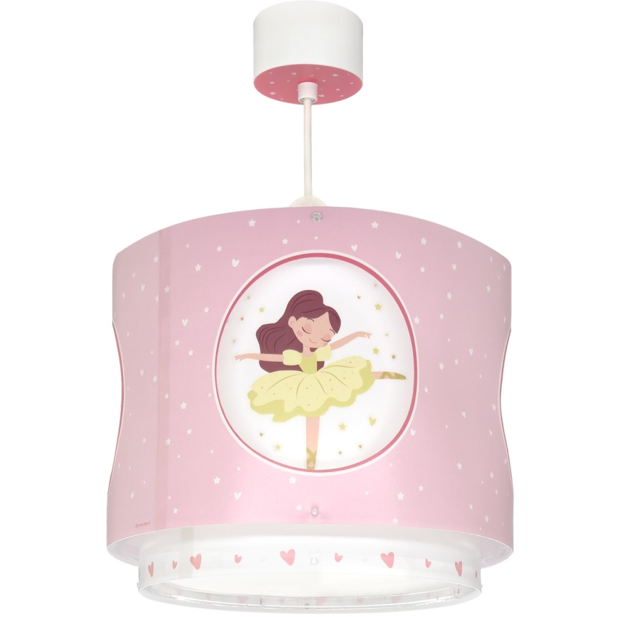 Dalber 60912 - Lámpara de techo infantil PRINCESS DANCE 1xE27/15W/230V rosa