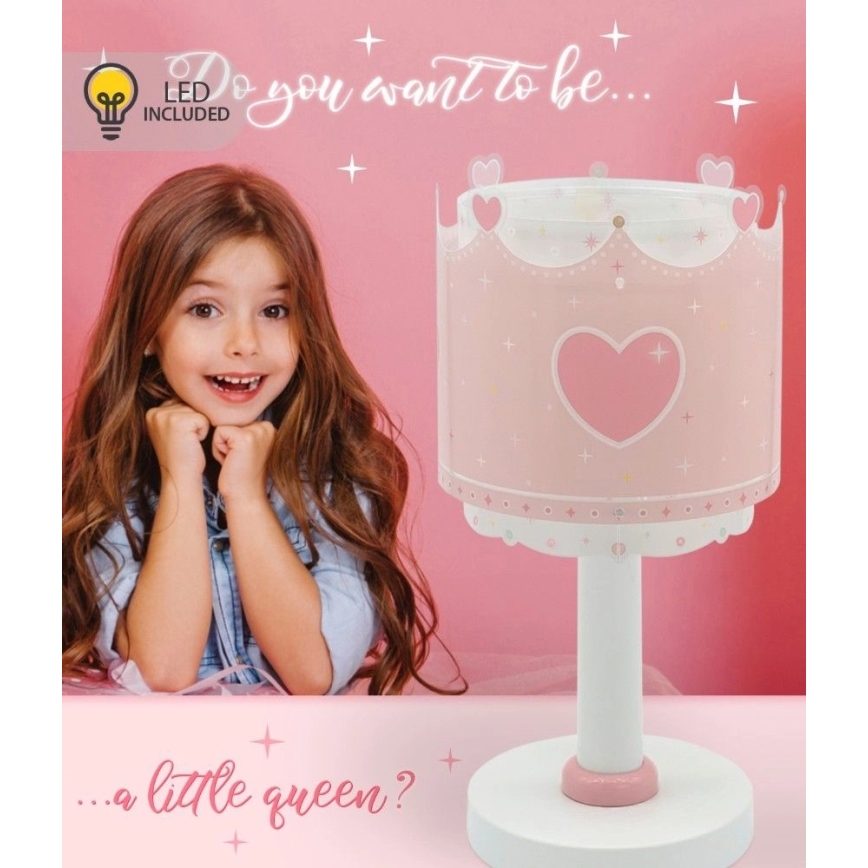 Dalber 61101N - Lámpara infantil LED LITTLE QUEEN 1xG4/4W/230V rosa