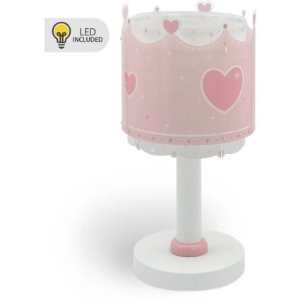 Dalber 61101N - Lámpara infantil LED LITTLE QUEEN 1xG4/4W/230V rosa