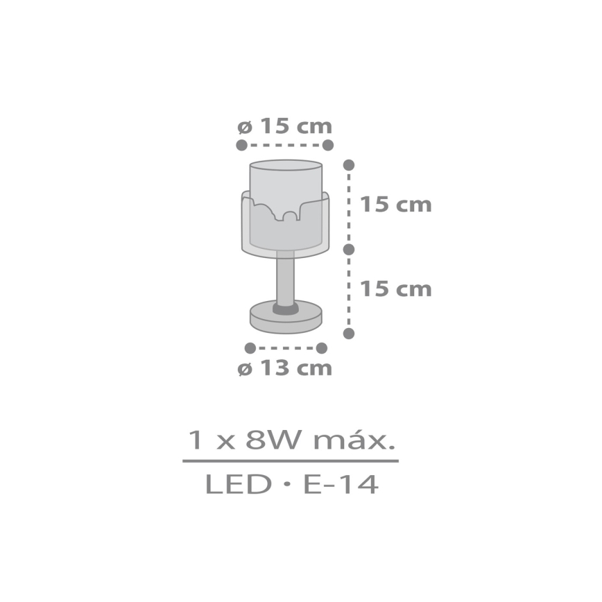 Dalber 61681N - Lámpara LED infantil BABY TRAVEL 1xG4/4W/230V multicolor