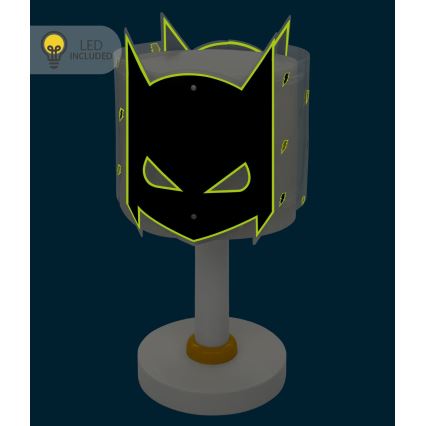 Dalber 61801N - Lámpara infantil LED DARK HERO 1xG4/4W/230V blanca/negra