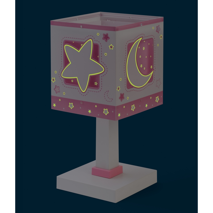 Dalber 63231NS - Lámpara infantil LED MOONLIGHT 1xG4/4W/230V rosa