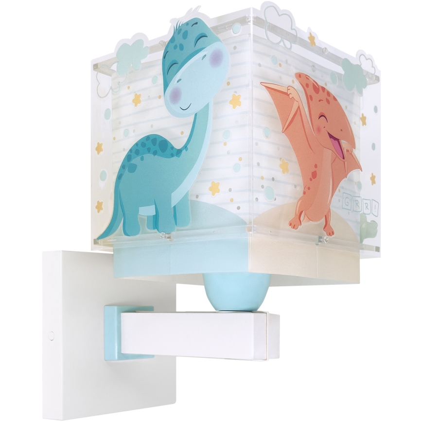 Dalber 63459 - Lámpara de pared infantil BABY DINOS 1xE27/15W/230V multicolor