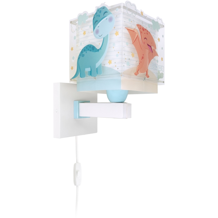 Dalber 63459 - Lámpara de pared infantil BABY DINOS 1xE27/15W/230V multicolor