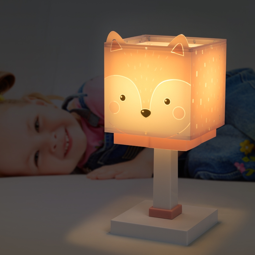 Dalber 64581N - Lámpara infantil LED LITTLE FOX 1xG4/4W/230V rosa
