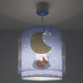 Dalber 76632 - Lámpara de techo infantil MOON DREAMS 1xE27/15W/230V azul