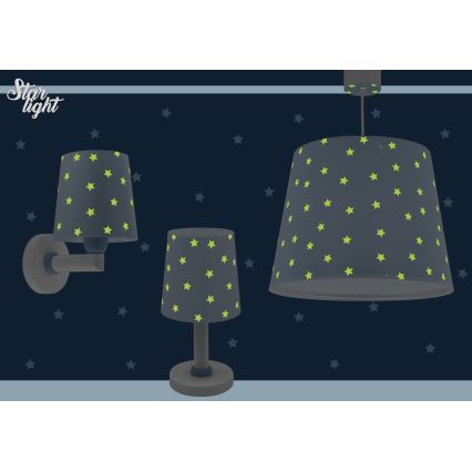 Dalber 82211T - Lámpara infantil STAR LIGHT 1xE14/40W/230V azul