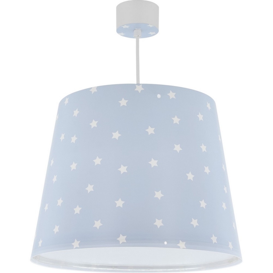 Dalber 82212T - Lámpara de araña infantil STAR LIGHT 1xE27/60W/230V azul