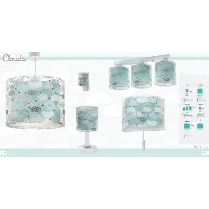 Dalber D-41411H - Lámpara infantil CLOUDS 1xE14/40W/230V