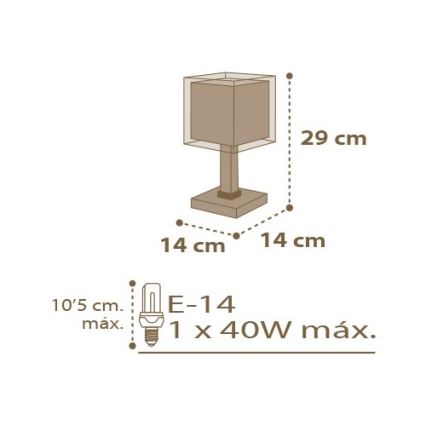Dalber D-63391 - Lámpara infantil GOOD NIGHT 1xE14/40W/230V