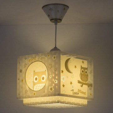 Dalber D-63392  - Lámpara colgante infantil GOOD NIGHT 1xE27/60W/230V