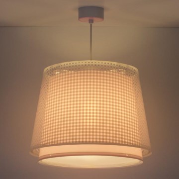 Dalber D-80222S - Lámpara colgante infantil VICHY 1xE27/60W/230V