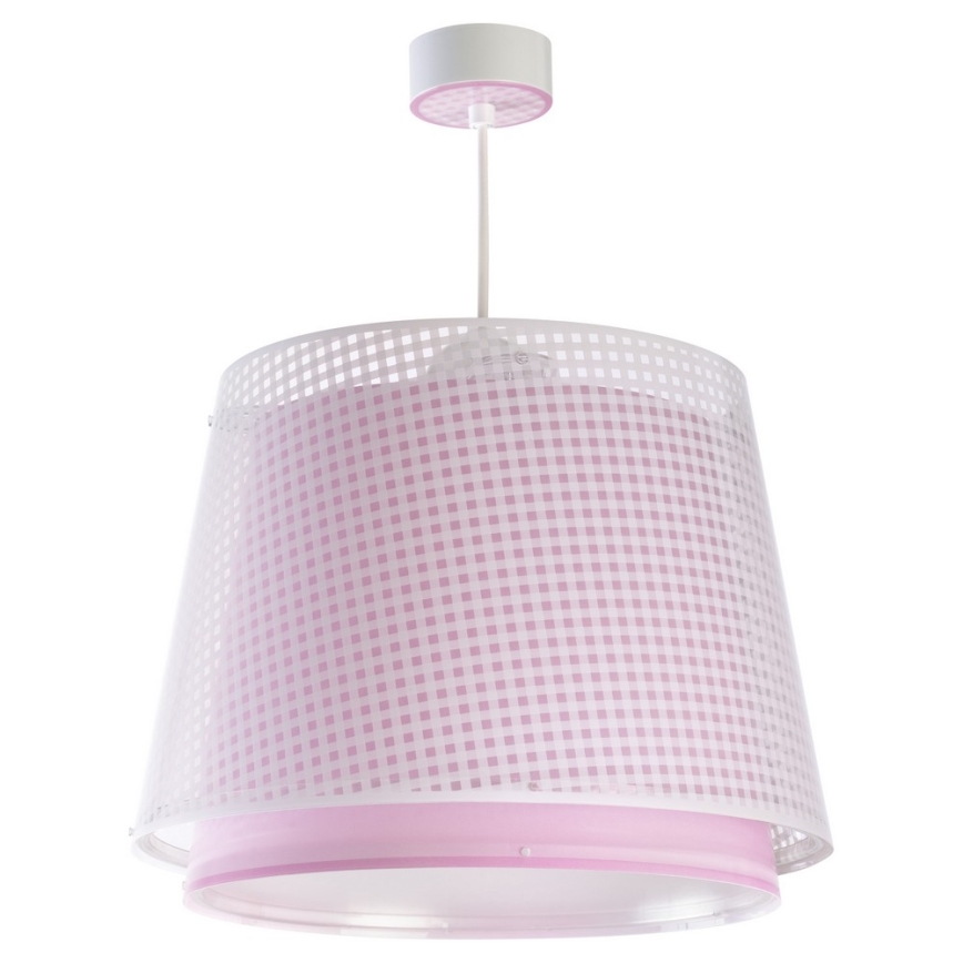 Dalber D-80222S - Lámpara colgante infantil VICHY 1xE27/60W/230V