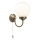 Där Lighting BAR0775 - Aplique de pared para baño BARCLAY 1xE14/40W/230V IP44 latón