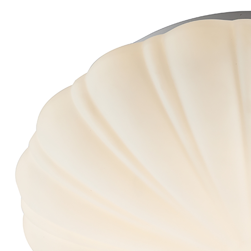 Där Lighting CAF502 - Lámpara de techo para baño CAFE 1xE27/60W/230V Ø 27 cm IP44 blanca