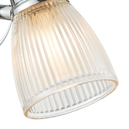 Där Lighting CED0738 - Aplique de pared para baño CEDRIC 1xG9/25W/230V IP44 cromo brillante