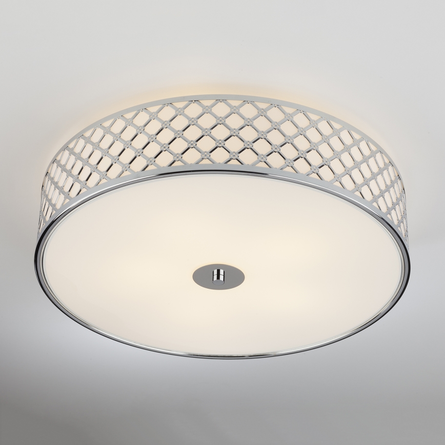 Där Lighting CIV5050 - Lámpara de techo CIVIC 5xE14/60W/230V Ø 50 cm cromo brillante