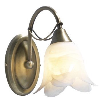 Där Lighting DOU0775 - Lámpara de pared DOUBLET 1xE14/40W/230V latón