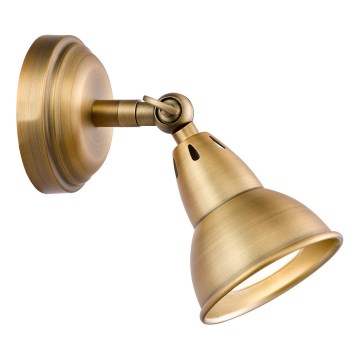 Där Lighting NAT0742 - Aplique de pared orientable NATHANIEL 1xGU10/11W/230V latón