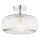 Där Lighting RIV5208 - Plafón de montaje en superficie para baño RIVA 1xE27/60W/230V IP44 cromo brillante