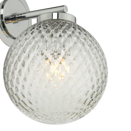 Där Lighting WAY0750 - Aplique de pared para baño WAYNE 1xG9/3W/230V IP44 cromado