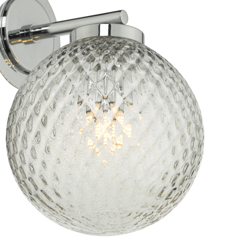 Där Lighting WAY0750 - Aplique de pared para baño WAYNE 1xG9/3W/230V IP44 cromado