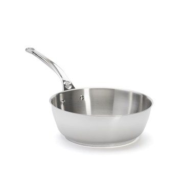De Buyer 3411.24 - Sartén salteadora MILADY 24 cm acero inoxidable
