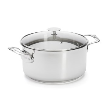 De Buyer 3427.24 - Olla con tapa MILADY 24 cm, acero inoxidable